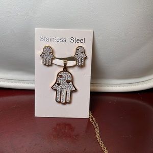 Hamsa Hand  🪬 stainless Steel Set